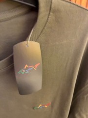 NWT GREG NORMAN XL MENS SHIRT SLEEVE TSHIRT CREW GRAY