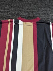 Vintage Knights of Round Table Shirt Mens Medium Multicolor Striped Long Sleeve