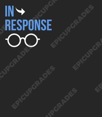 In Response – Magic the Gathering Unisex TShirt MTG Funny Blue Control Nerd Gift