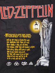 LED ZEPPELIN STAIRWARY TO HEAVEN THE ROXX MENS SIZE MEDIUM TEE SHIRT