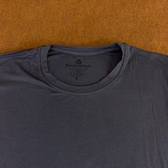 Bambooven Mens Size Small Charcoal Bamboo Crew Neck Short Sleeve T-Shirt New