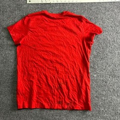 Polo Ralph Lauren T-Shirt Mens Size L Red Short Sleeve Pony Logo Stained Fair