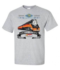 Southern Pacific Daylight trains 75th Anniversary Railroad T-Shirt [122]