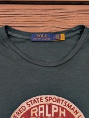 Polo Ralph Lauren State Sportsman License Grizzly Bear Tee Size M WORN ONCE