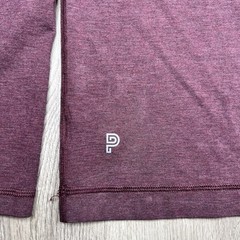 Public Rec Long Sleeve Henley T-Shirt Mens Size Extra Large Maroon