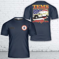 Custom Name Toronto Ohio TEMS Joint Ambulance District T Shirt 3D_wlb_27