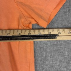 Polo Ralph Lauren Shirt Mens L Orange Crewneck Tagless Logo Tee Cotton Jersey