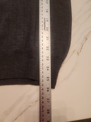 Murano Mens 100% Wool Sweater – sz XL Grey