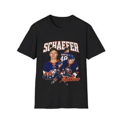 Matthew Schaefer Hockey Players T-Shirt | Team Name Jersey Style