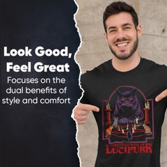 The Conjuring of Lucipurr 70s Dark Humor T Shirt for Cat Lovers #SR#T433