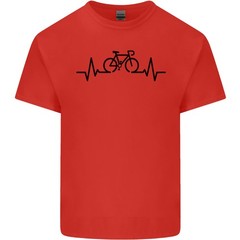 Bicycle Pulse Cycling Cyclist Road Bike Mens Light Cotton T-Shirt