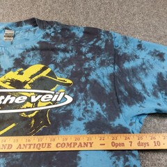 Pierce the Veil Blue Tie Dye Shirt Mens 2XL Punk Rock Post Hardcore Submarine