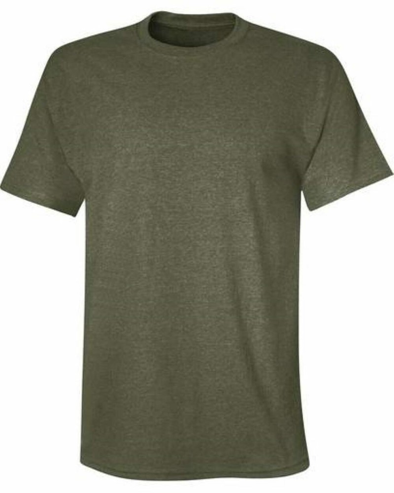Hanes Mens Ultimate X-Temp T-Shirt Size S Crew Neck Short Sleeve Heather Green
