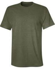 Hanes Mens Ultimate X-Temp T-Shirt Size XXL Crew Neck Short Sleeve Heather Green