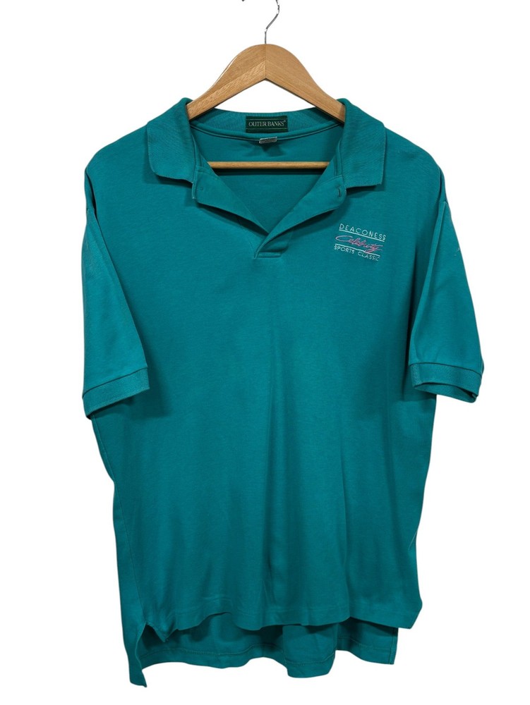 Vintage 90’s Deaconess Celebrity Sports Classic Golf Polo Shirt Size Large