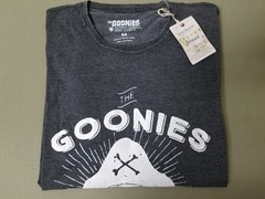 New Goonies Never Say Die T-Shirt. Retail 49.50