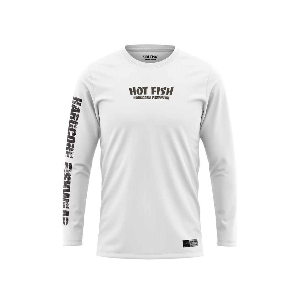 BLACK SEE BASS HOT FISH – Men’s Long Sleeve Fishing Shirt – UPF Protection