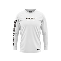 BLACK SEE BASS HOT FISH – Men’s Long Sleeve Fishing Shirt – UPF Protection