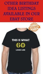 60th BIRTHDAY T-shirt / UNISEX / 21900 Days Old / Funny / Party / Size XXL