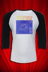 Signals 1982-83 Tour Jersey T-SHIRT FREE SHIP USA