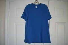 Alternative tear away label Size M Royal Blue Outsider tee Short Sleeve Shirt