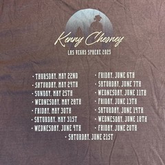 Kenny Chesney T-Shirt Concert Las Vegas Sphere Country Music XL Tour 2025 NEW
