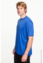 A4 N3142 Mens Short Sleeve DriFit Cooling Performance Shirt Xl Royal Blue New