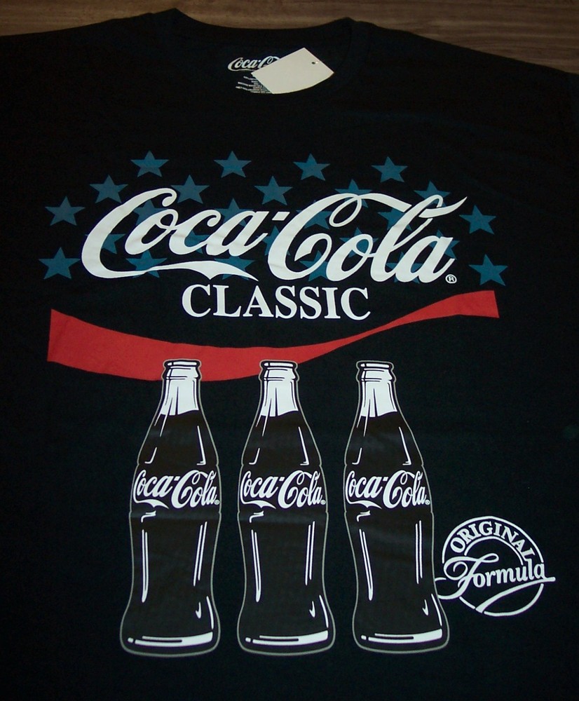 COCA-COLA Coke Soda Patriotic Flag T-Shirt BIG & TALL 3XL 3XLT NEW w/ TAG