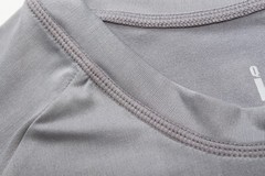 Men Thin Long Sleeve Underwear Johns Winter Sport Basic Crew Tops Shirt No Plush
