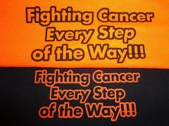 Cancer Fund Black Orange T-Shirt L, XL, XXL, XXXL – Wings Of Hope David Gagnon