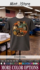 Halloween Stay Spooky Shirt, Pumpkin Ghost Scarecrow Graphic Tee