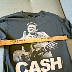 Johnny Cash Middle Finger San Quentin Prison Black T-shirt Men’s Size Small