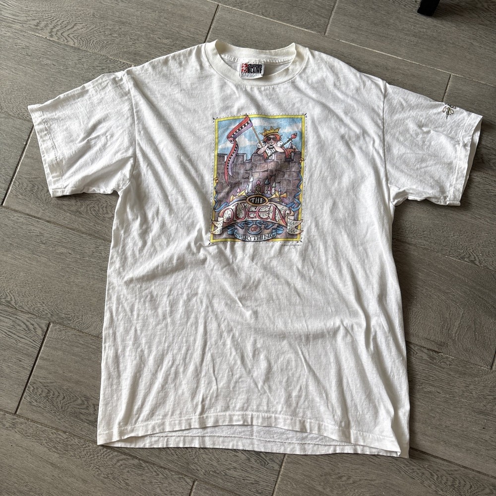 Vintage Stafford Blaine Shirt Mens XL Queen Of Everything Mary Engelbreit Tee