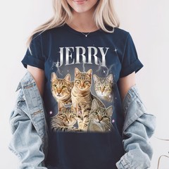 Custom Pet Photo Face Bootleg Shirt Personalized Pet Lover