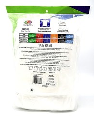 12 White Small S 34-36 Inch Crew Neck T-Shirts Fruit Of The Loom C / P 86-91 CM
