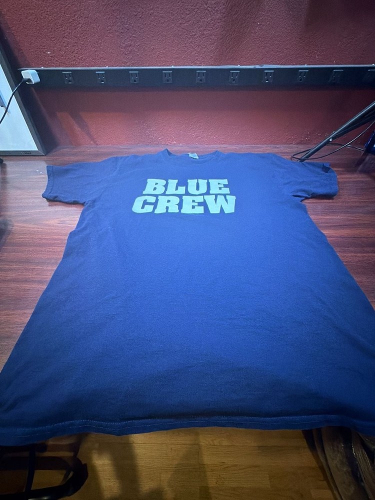 Jerzees Dri-Power Blue Crew Celebrating 25 Years T-Shirt Size Large