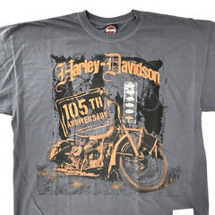 HARLEY DAVIDSON T Shirt 2007 105th Anniversary Biker Motorcycle sz 2XL XXL NWTD