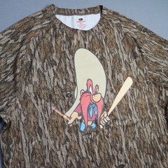 Mossy Oak Hydroplex Yosemite Sam Rippin Heaters Performance Camo Shirt Mens L