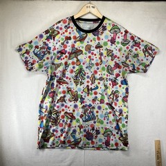 Mens Retro Psychedelic Mushroom T Shirt Trippy Colorful Retro 90s Acid Vibes