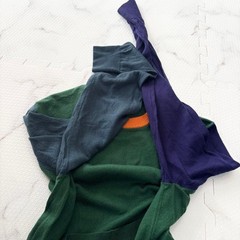 Paul Smith Wool Sweater M Casual Formal Logo Green Used Japan For 14+