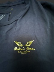 Robins Jeans Blue and Gold Shirt Size 5xl $229 Retail Foil