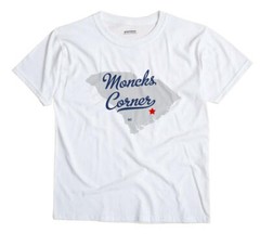 Moncks Corner South Carolina SC T-Shirt MAP