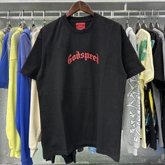 Godspeed Floral Skull Skeleton Vintage Streetwear Graphic Tee T-Shirt