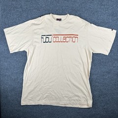 NWT FUBU Collection Streetwear Camel T-Shirt Deadstock Y2K Script Men’s Size XL