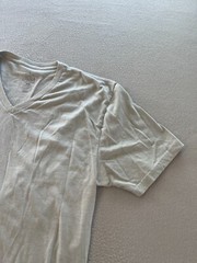 Fresh Clean Tees Shirts Mens Extra Large Light Gray V-Neck Short Sleeve Pullover