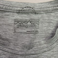 Patagonia Men’s Large L Gray Heathered Crew Neck Short Sleeve T-Shirt Save Our