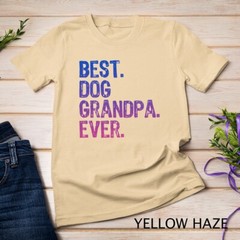 Best Dog Grandpa Ever Gift Father’s Day Funny Unisex T-shirt