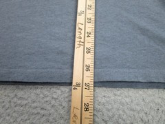 SKU Shirt Mens Large Gray V-Neck Short Sleeve Soft 100% Organic Cotton Made USA