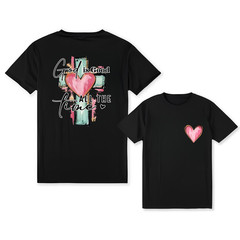 Christian “God Is Always Good” Cross & Letter Print T-Shirt, Short Sleeve