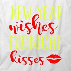 NEW YEAR WISHES TShirt Tee Short-Sleeved Cotton HOLIDAY CLOTHING S1WSA450